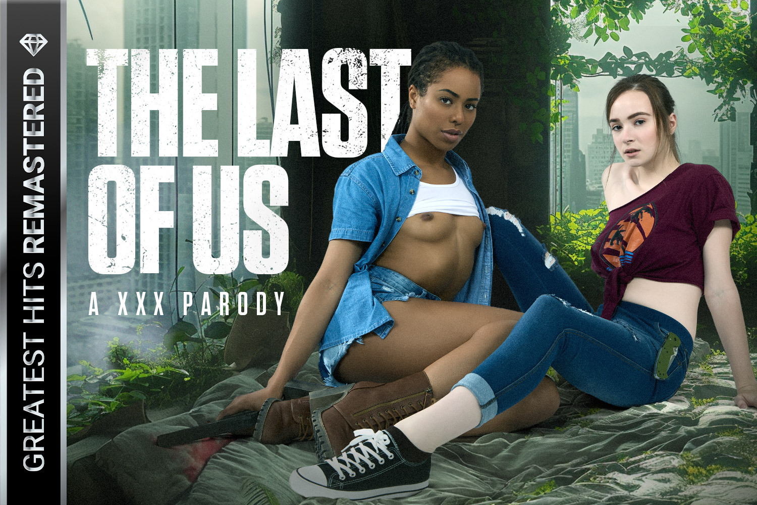 VR Cosplay X Kira Noir and Hazel Moore The Last of Us A XXX Parody Remastered